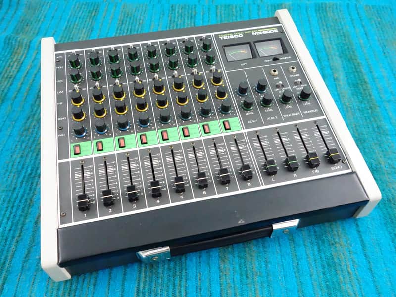 T1600 ミキサー MX800 Teisco (Kawai) MX-800E 8-Channel Mixer - 80's Analog - Serviced