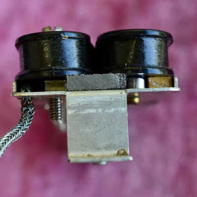 Vintage 1959 Gibson Double Black Long Magnet PAF Pickup 7.81k HOT Les Paul Burst image 17