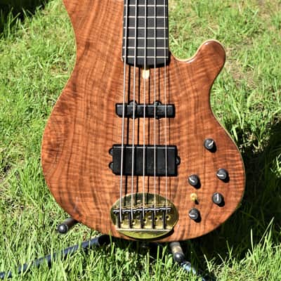 Lakland 55-94 2017 Natural Walnut Burl image 1