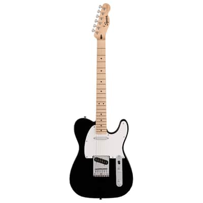 Used Squier Sonic Telecaster - Black w/ Maple FB image 2