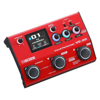 BOSS VE-22 Vocal Performer Portable Multi-Effects Processor, 50 Presets, and 99 Memories image 2