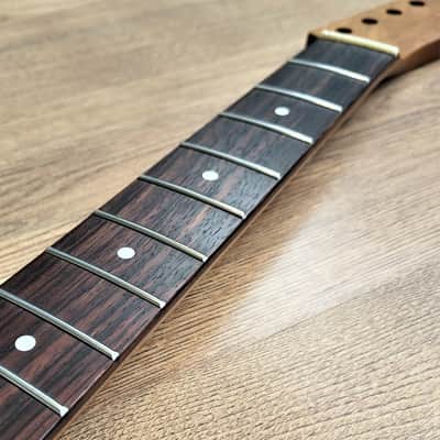 Telecaster Compatible Roasted Maple and Rosewood Guitar Neck Nitro 22 fret image 3