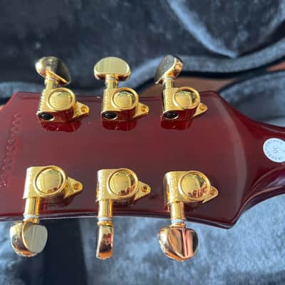Epiphone Alex Lifeson Signature DEMO VIDEO Les Paul Custom Axcess 2023 - Present - Ruby image 9