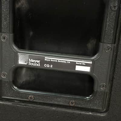 Meyer Sound CQ-2 Narrow Coverage Main Loudspeaker (PAIR) CG014PS *ASK FOR SHIPPING* image 6
