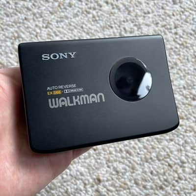 SONY EX60 Walkman Cassette Player, Awesome Black !  Working  ! image 2