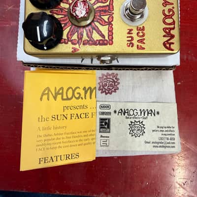 Analogman Sun Face HG SD TI Germanium Fuzz 2013 - Gold image 2