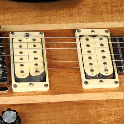 Used 1979 BC Rich Mockingbird Deluxe Electric Guitar Natural Koa image 6