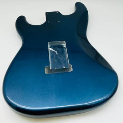 Show Me Nitro Finishes 3lbs 12oz Nitro Lacquer S-Style - Dark Lake Placid Blue image 7