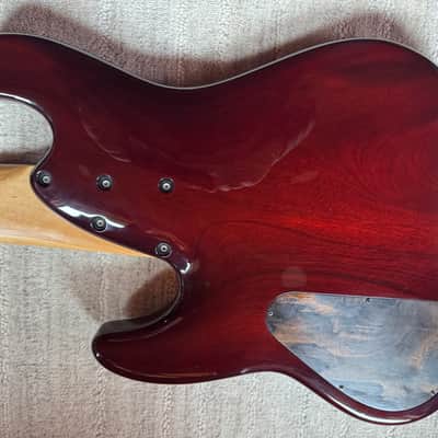 Curbow Custom 6 String Jazz Bass 2005 - Flame Maple image 4
