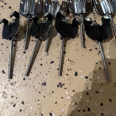 Gretsch Bass Drum Claws with tension rods etc Set / Lot Of 8 image 2