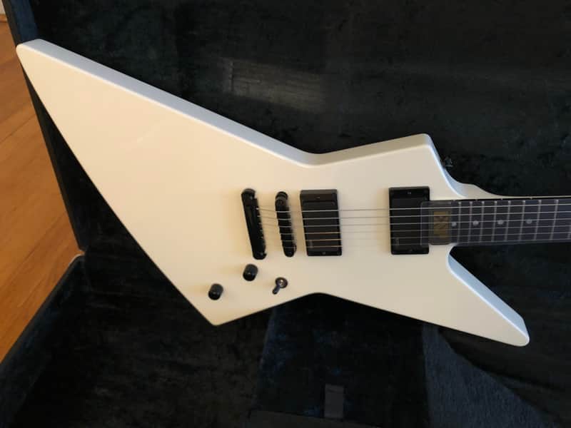 2020 ESP Custom Shop MX-II MX-250 Explorer Snow White | Reverb