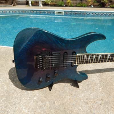 Jackson Soloist SL1 1990 Eerie Dess Swirl OHSC image 4