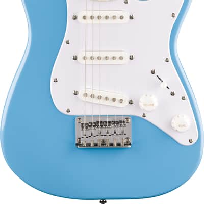 Squier Mini Stratocaster Electric Guitar, Maple Fingerboard, California Blue image 1