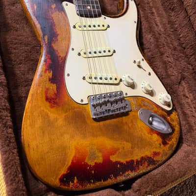 Nacho 2024 Early 60s Strat “Rory” - Aged Sunburst image 10