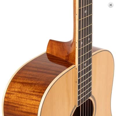 Stagg SA45 D-FM Dreadnought acoustic guitar with spruce top, Series 45, Flamed Mahogany Back & Sides image 4