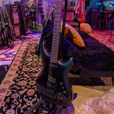 Fender Heartfield EX1 1989 MIJ Fujigen - EX-1 Black Pearl Burst Gotoh Floyd Rose Made in Japan image 11