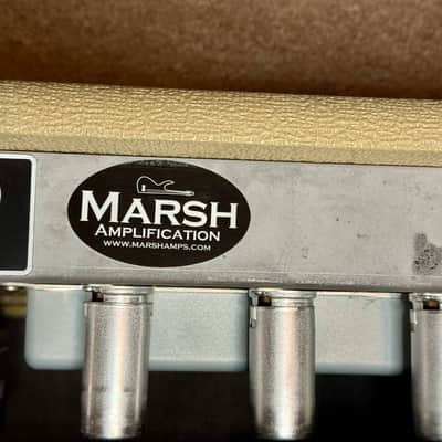 Marsh Blondie 6l6 Bassman Blonde Brownface 2x12 Jensen P12Q Alnico Vintage image 12