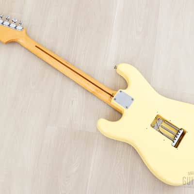 1994 Fender Custom Edition Yngwie Malmsteen Stratocaster ST72-140YM Yellow White w/ Dimarzio & Tweed Case, Japan MIJ image 13