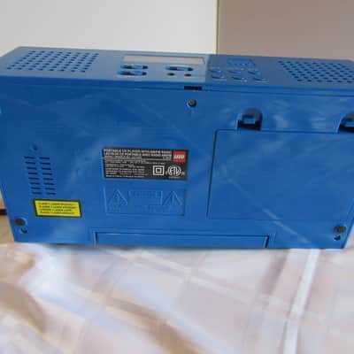 Vintage Lego Blue Brick Stereo Boombox AM / FM Radio CD Player image 3
