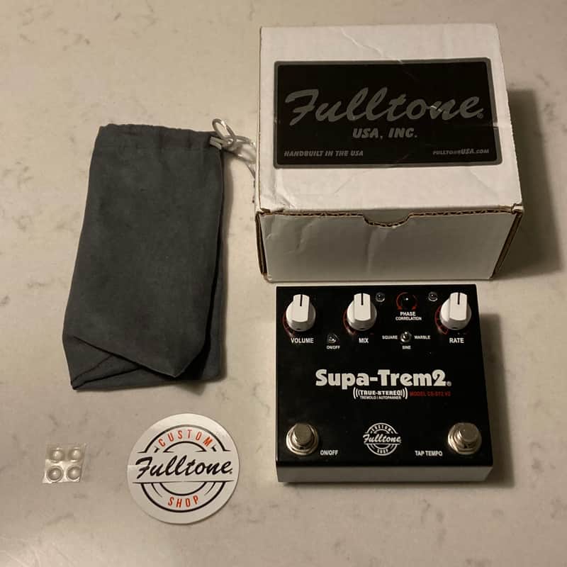 Fulltone Custom Shop Supa-Trem 2 V2 2019 - Present - Black image 1