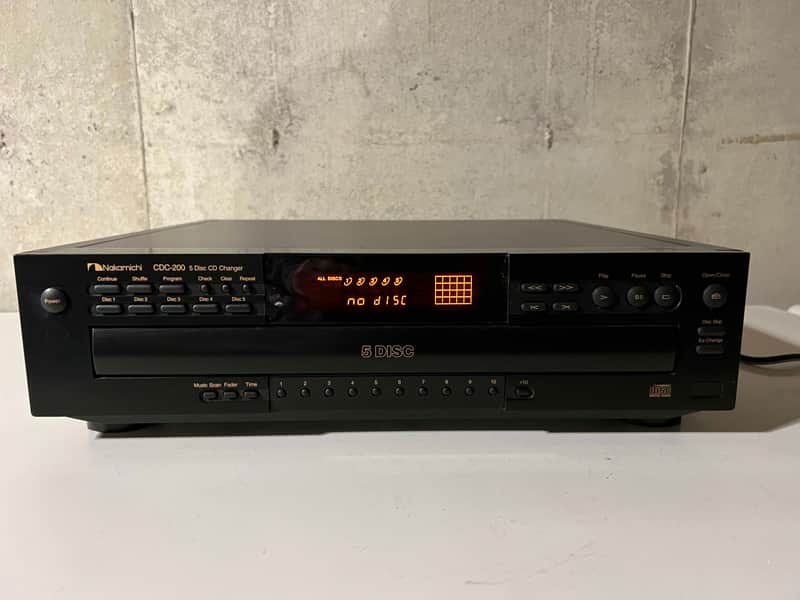 Nakamichi CDC 200 mid-90's - Black image 1