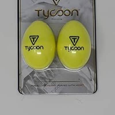 Tycoon #TE-Y Yellow Egg Shakers, Set of 2 image 2