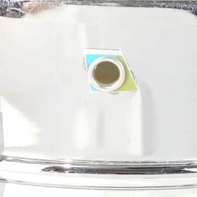 *Ludwig 6.5x14" Super-Sensitive #411 Snare Drum 70s Blue/Olive Badge USA Chrome* image 2