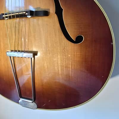 Höfner 456 German Vintage Archtop - Born on Jan 25th, 1960 - Beautiful Flamed Maple - Pro Setup (2,3mm Action) image 23