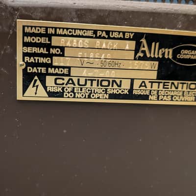 Allen R480S Digital Organ - 4 Manual, 136 Stops imagen 19