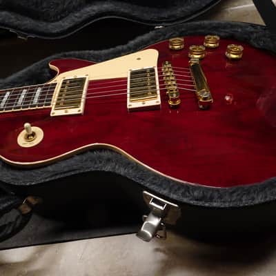Gibson Les Paul Standard 1998 -100% Original-Outstanding-Limited Edition-Gold hardware Red Wine Cherry image 24