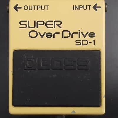 1983 - Made in Japan - Vintage Boss SD-1 Super OverDrive (Black Label) 1981 - 1988 - Yellow image 10