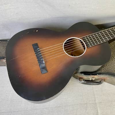 Oahu Hawaiian Guitar 1940s Sunburst Lap Steel Slide Acoustic Square Neck w/ Original Case image 12
