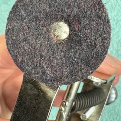 Slingerland Radio King Drum Muffler Tone Control Snare Tom 50s 60s - Chrome image 12