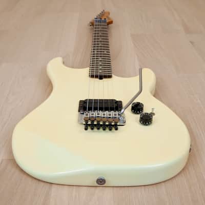 1984 Kramer USA Pacer Special Vintage Electric Guitar Creme w/ Floyd Rose, Case image 10