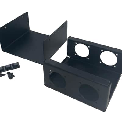 PROCRAFT PB5-2G2G-BK Steel Project Box 4 1/2" x 4-3/4" x 2-3/8" w/ 4 "G" punches image 2