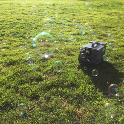 Eliminator Lighting BUBBLETRON EX GO Battery Powered Rechargeable Bubble Machine + Fluid image 10