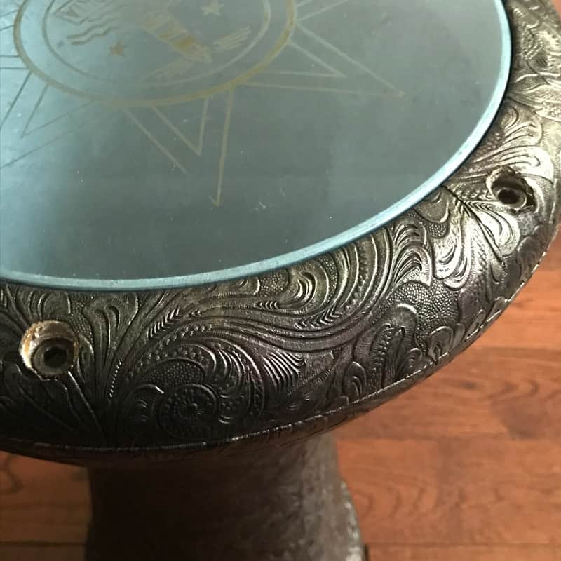 Alexandria Darbuka 17” Ornate Detailed Authentic Doumbek | Reverb