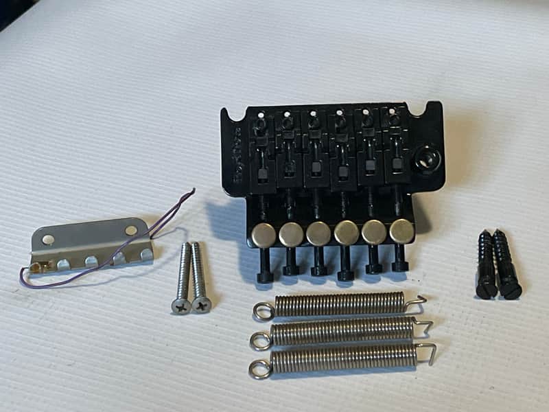 1985 Era Original Floyd Rose Made in Germany Black Tremolo Bridge Vibrato image 1