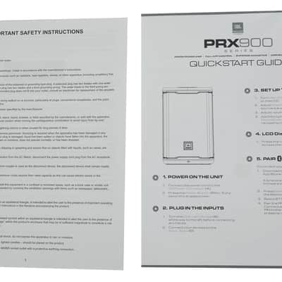 JBL PRX915 Professional 15" 1000w RMS Active Powered 2-Way DJ PA Speaker w/ DSP image 12