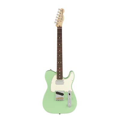 Fender American Performer Telecaster Hum - Satin Surf Green w/ Rosewood Board image 3