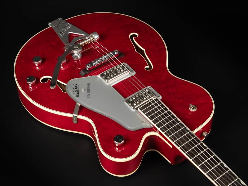 1989 Gretsch 6119 Tennessee Rose Quilted Maple - Deep Cherry Stain