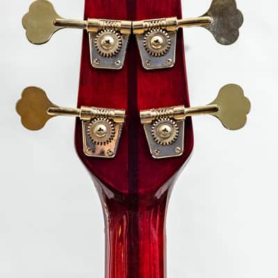 1981 Washburn SB40, SB-40 Bass Wine Red Neckthrough image 9