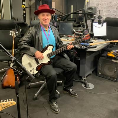 Late '60s Ampeg AEB-1 - Sunburst - * From Jah Wobble's Collection * image 2