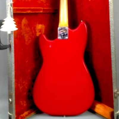 1961 Vintage Pre-CBS Fender USA Musicmaster Dakota Red Nitro True Relic 22.5” Short Scale 3/4 Guitar HSC 6.1 Lb image 9
