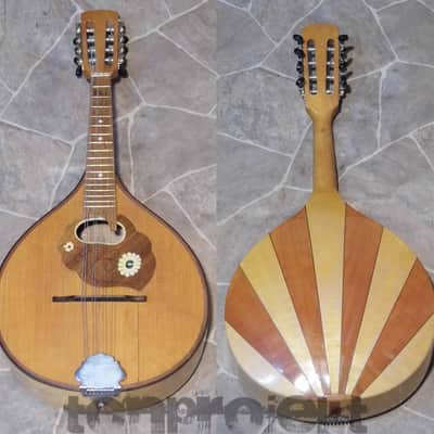 fine vintage solid 8string teardrop MANDOLIN DREIMA Markneukirchen Germany 1950s image 1