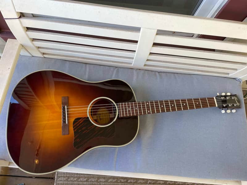 2018 Farida Old Town Series OT-65XW, 1 3/4” nut, Slope Shoulder Dreadnought, all solid woods, TKL Case, Video! image 1