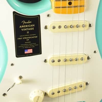 Fender American Vintage II 1957 Stratocaster Left-Hand Sea Foam Green image 2