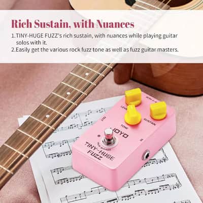 Joyo JF-26 Tiny-huge Fuzz Guitar-Bass Effect Pedal with Level/Tone/Sustain Control image 9