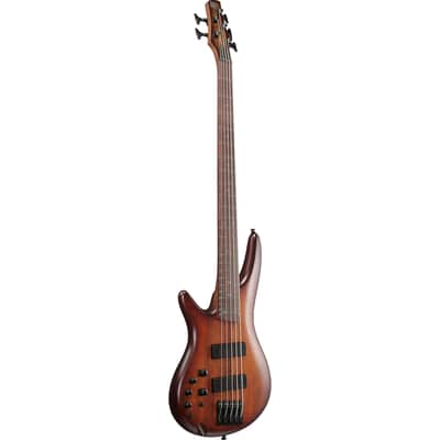 Ibanez SR505A SR Standard Left Handed 5-String Electric Bass - Mahogany Brown Burst image 4