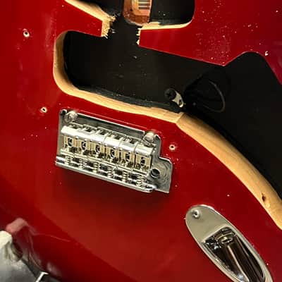 Fender Player Stratocaster Body with Hardware Candy Red Burst image 2